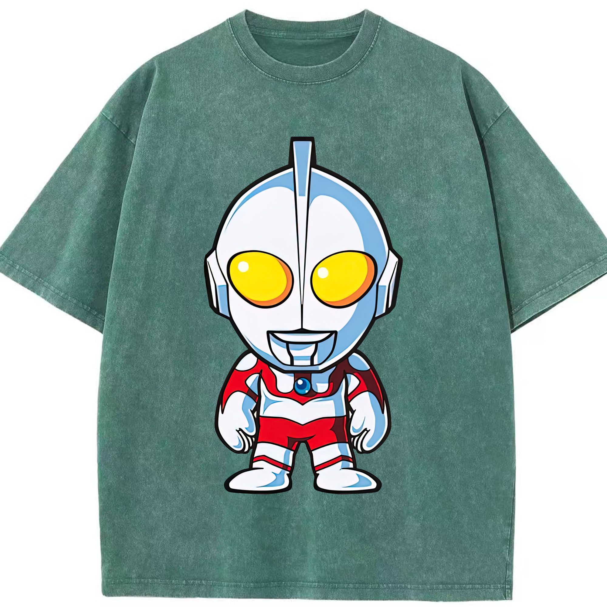 （画像用） ウルトラマン Ultraman 綿100% ヴィンテージ風 半袖Tシャツ（フロントプリント）